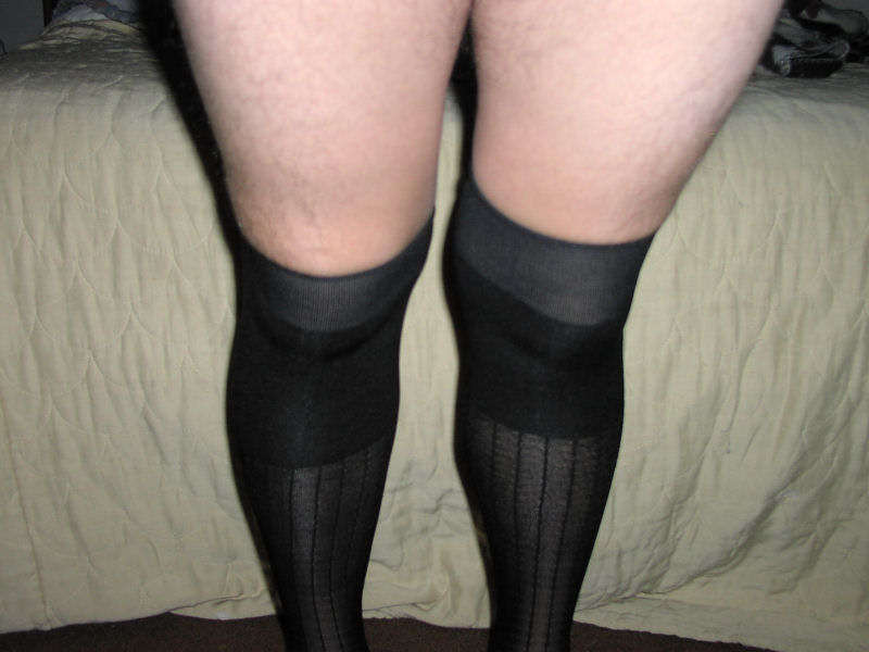 My legs in my socks