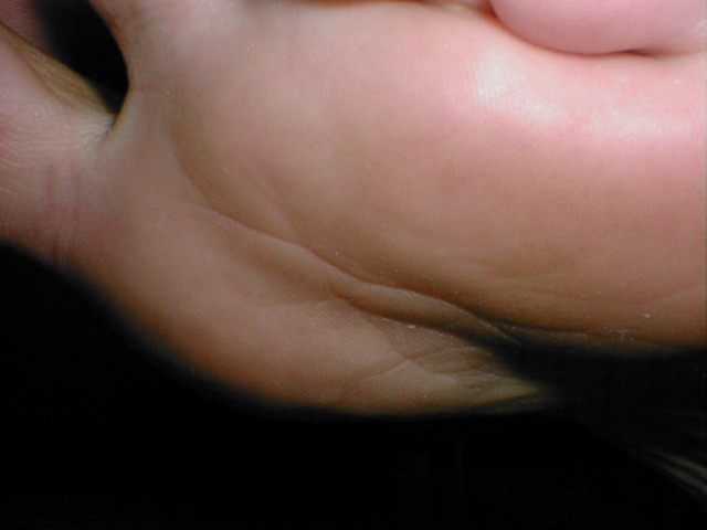 Close up of my soles