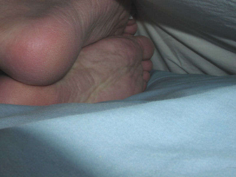 My soles under cover