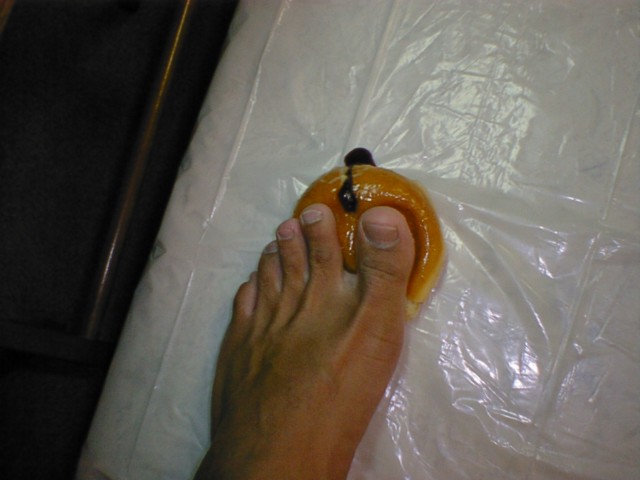 This doughnut is no match for my feet